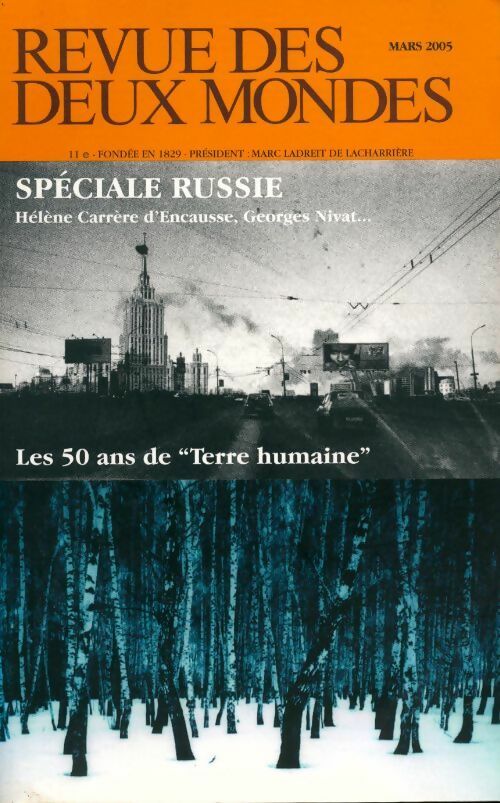 Revue des deux mondes Mars 2005 - Collectif - Livre