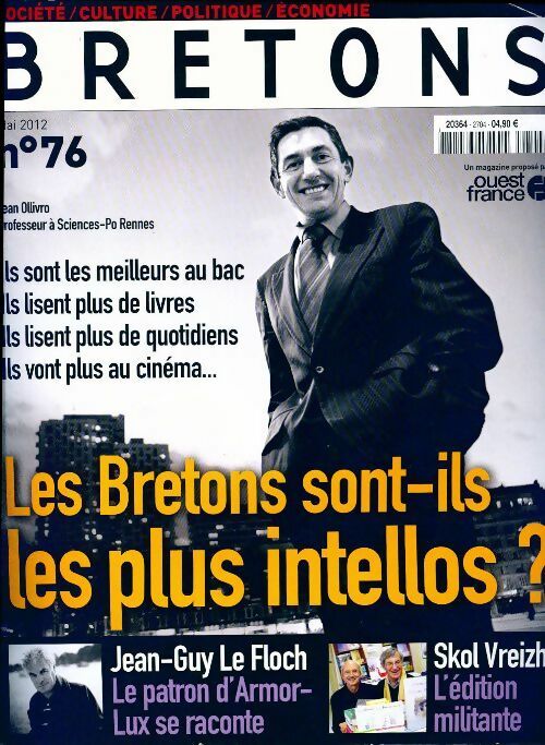 Bretons n°76 : Les bretons sont-ils les plus intellos ? - Collectif - Livre