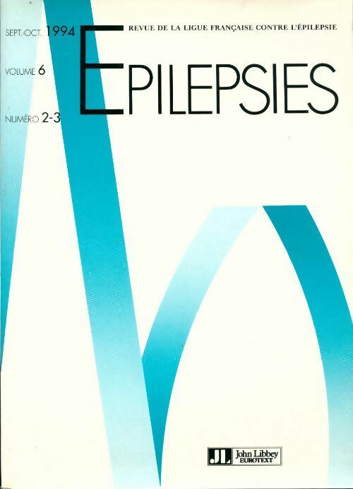 Epilepsies Sept-Oct 1994 - Collectif - Livre