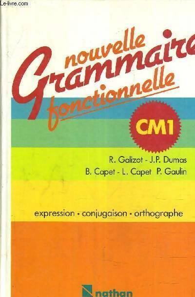 Nouvelle grammaire fonctionnelle CM1 - Jean Dumas - Livre