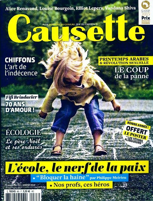 Causette n°63 : L'école, le nerf de la paix - Collectif - Livre