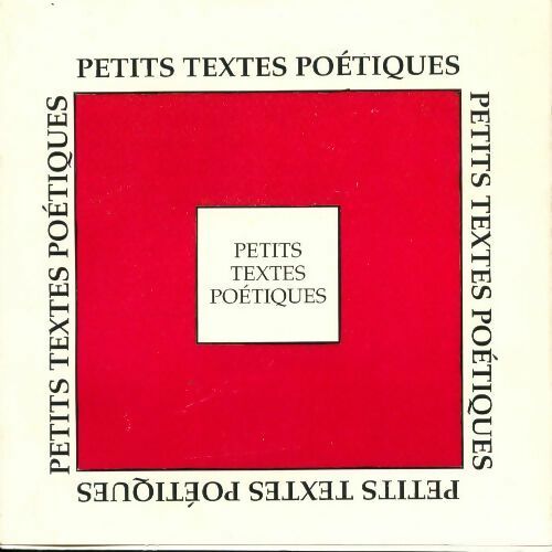 Petits textes poétiques - Collectif - Livre