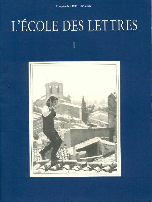 L'école des lettres 87e année - 1 septembre 1995 - Collectif - Livre