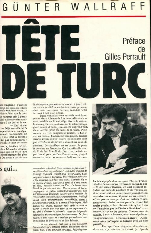 Tête de Turc - Wallraff Gunter - Livre