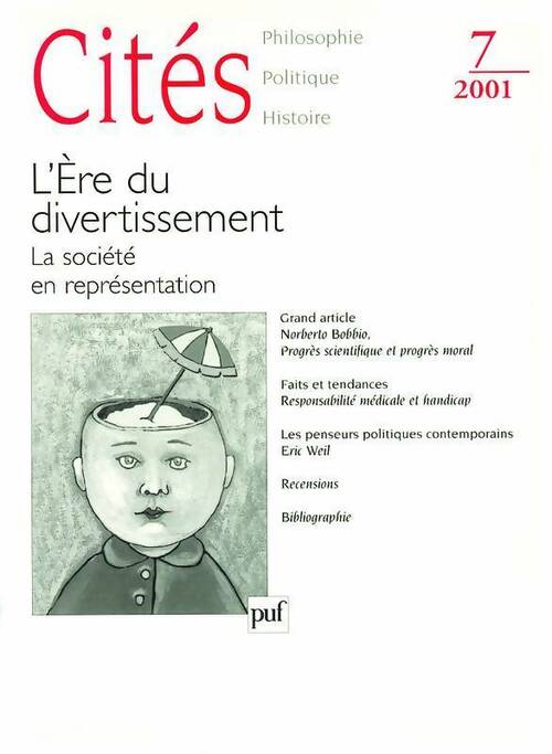 Cités n°7 : L'ère du divertissement - Collectif - Livre