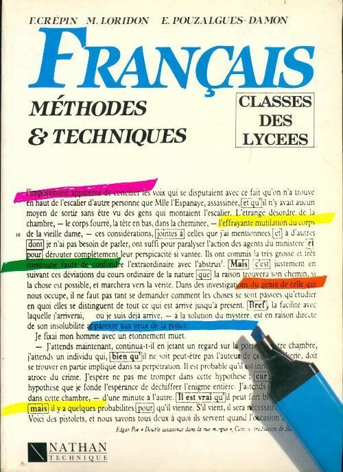 Français méthodes & techniques - Florence Crépin - Livre