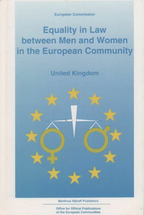 Equality in law between men and women - Christopher McCrudden - Livre