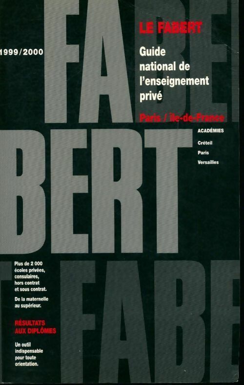Le Fabert Paris / Ile-de-France 1999-2000 - Collectif - Livre