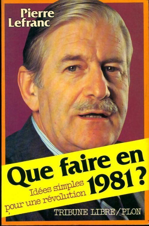 Que faire en 1981 ? Idées simples pour une révolution - Pierre Lefranc - Livre