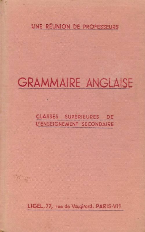 Grammaire anglaise - Collectif - Livre
