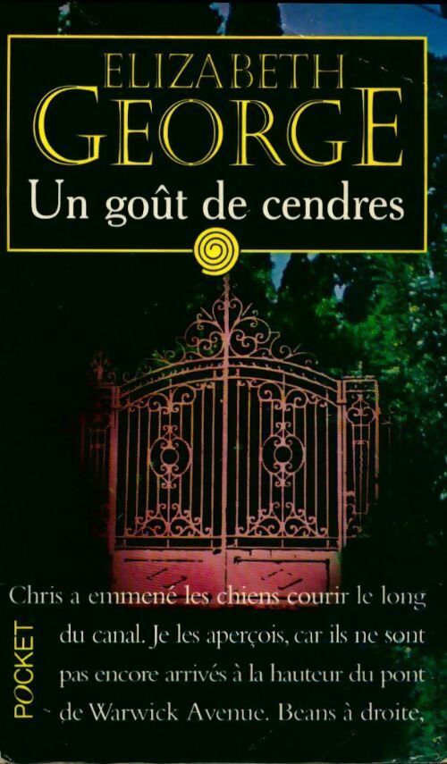 Un goût de cendres - Elizabeth George - Livre
