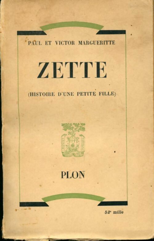 Zette - Victor Margueritte - Livre