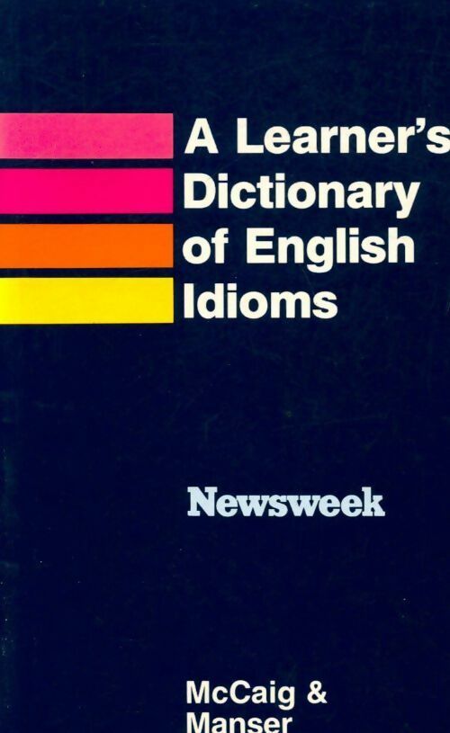 A Learner's dictionary of English idioms - M. McCaig - Livre