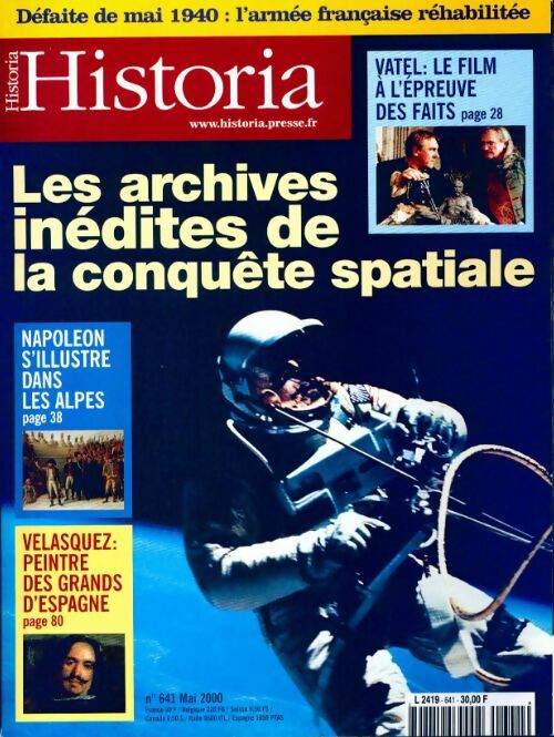 Historia n°641 : Les archives inédites de la conquête spaciale - Collectif - Livre