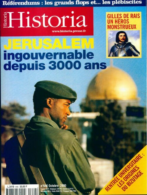 Historia n°646 : Jérusalem - Collectif - Livre