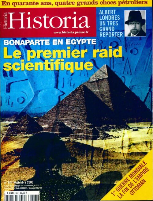 Historia n°647 : Le premier raid scientifique - Collectif - Livre