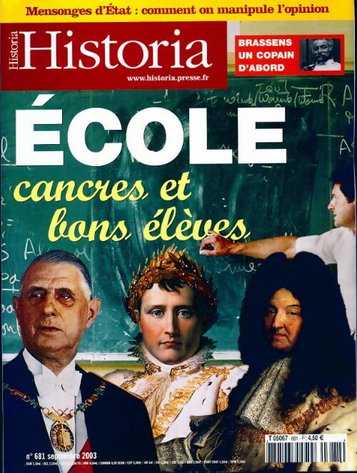 Historia n°681 : L'école - Collectif - Livre