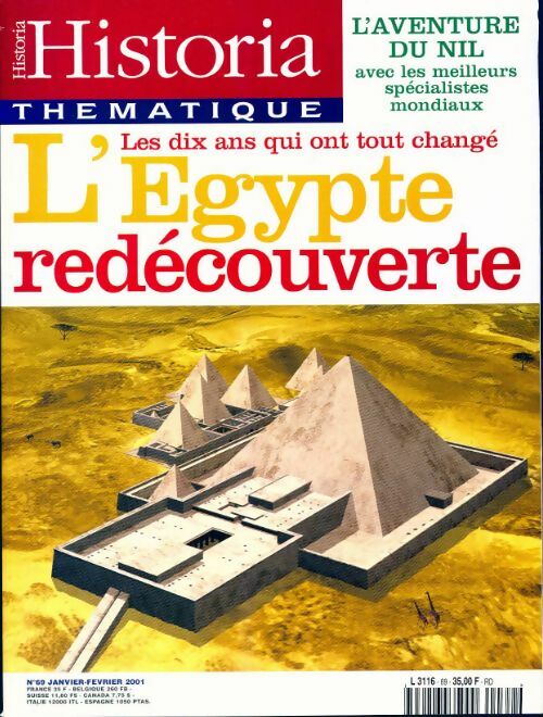 Historia thématique n°69 : L'Egypte redécouverte - Collectif - Livre