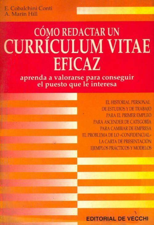 Como redactar un curriculum vitae eficaz - Collectif - Livre