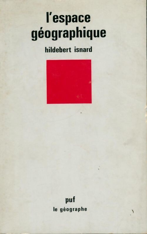 L'espace géographique - Hildebert Isnard - Livre