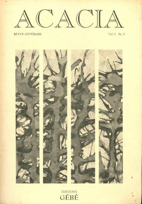 Acacia Vol 1 n°1 - Collectif - Livre