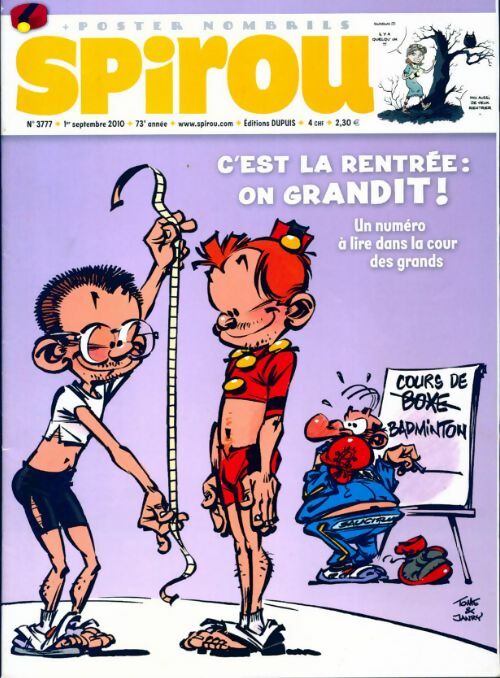 Spirou n°3777 : C'est la rentrée : on grandit ! - Collectif - Livre