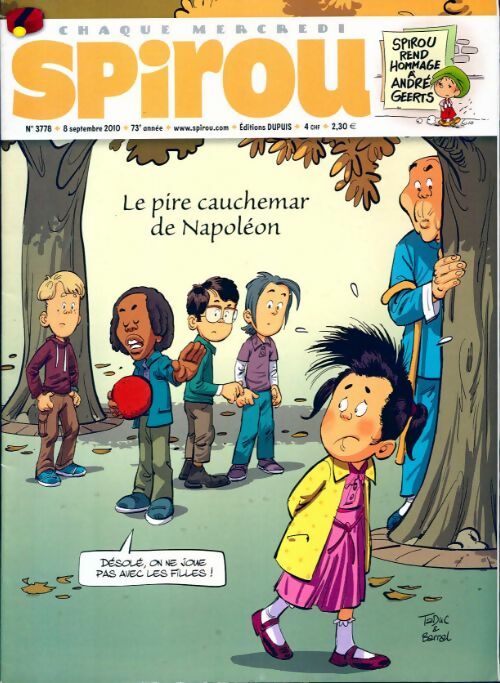 Spirou n°3778 : Le pire cauchemar de Napoléon - Collectif - Livre