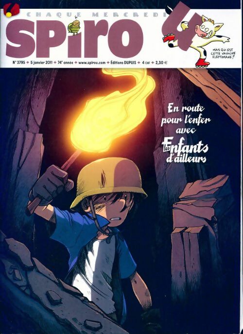 Spirou n°3795 : En route pour l'enfer avec les enfants d'ailleurs - Collectif - Livre
