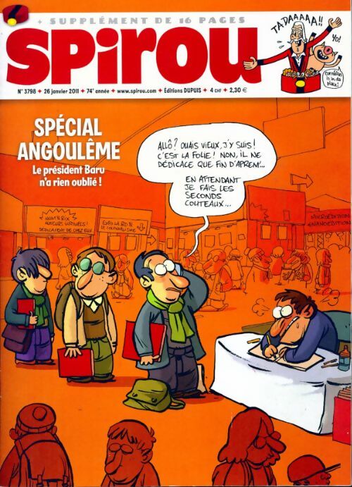 Spirou n°3798 : Spécial Angoulême - Collectif - Livre