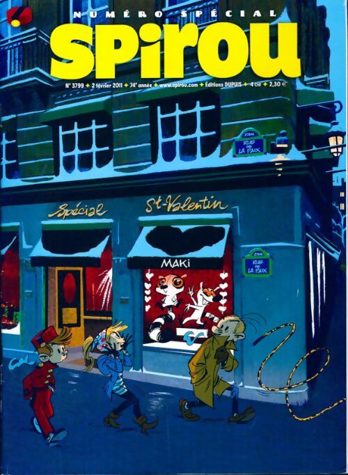 Spirou n°3799 : Spécial Saint-Valentin - Collectif - Livre