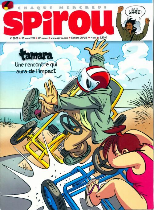 Spirou n°3807 : Tamara. Une rencontre qui aura de l'impact - Collectif - Livre
