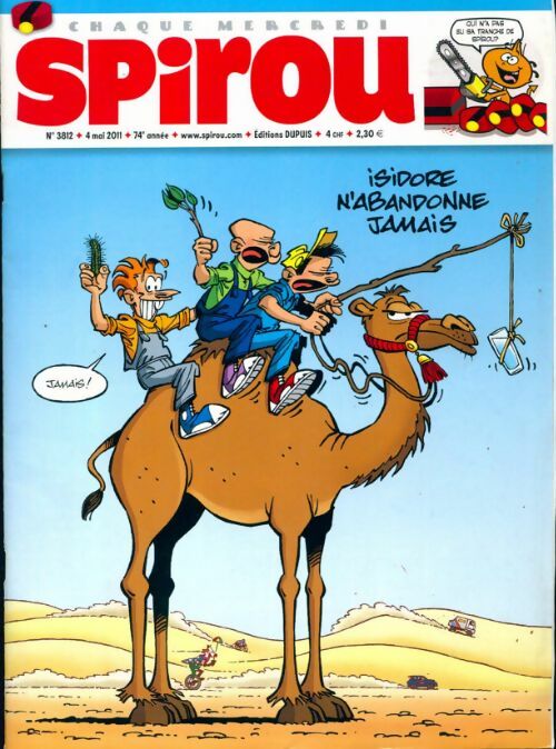 Spirou n°3812 : Isidore n'abandonne jamais - Collectif - Livre