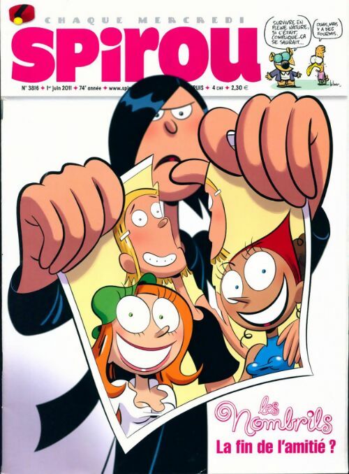 Spirou n°3816 : Les nombrils, la fin de l'amitié ? - Collectif - Livre