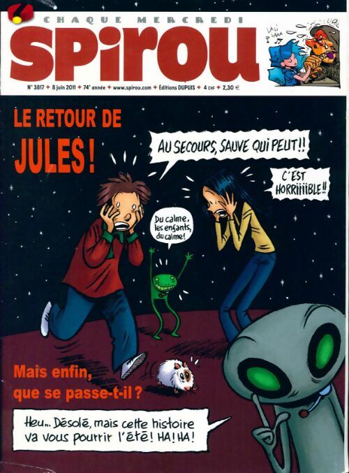 Spirou n°3817 : Le retour de Jules - Collectif - Livre