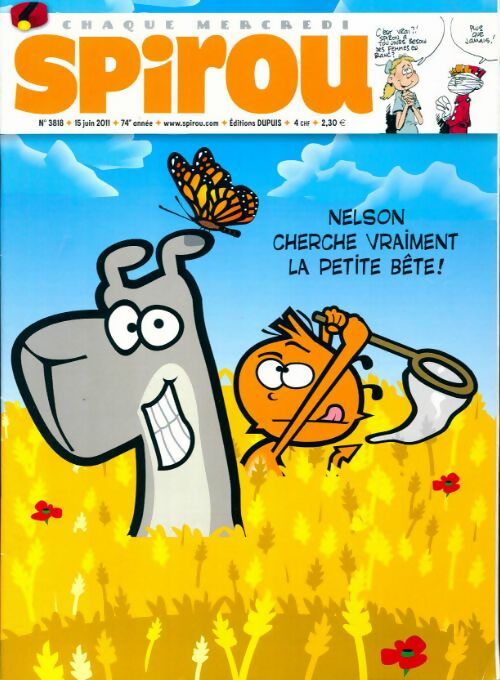 Spirou n°3818 : Nelson cherche vraiment la petit bête ! - Collectif - Livre