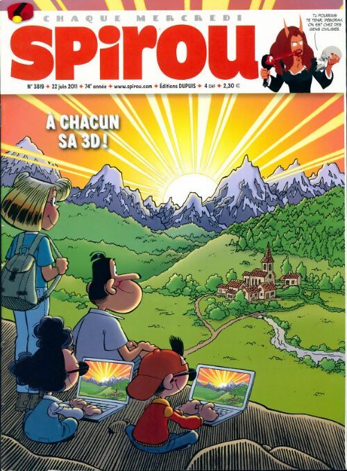 Spirou n°3819 : A chacun sa 3D - Collectif - Livre