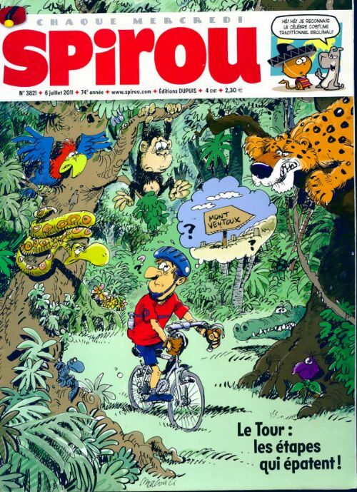 Spirou n°3821 : Le Tour : les étapes qui épatent ! - Collectif - Livre