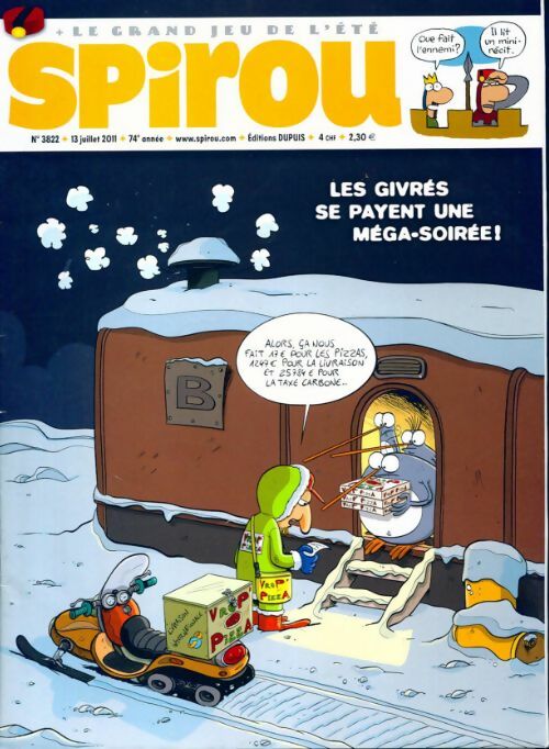 Spirou n°3822 : Les givrés se payent une méga soirée ! - Collectif - Livre