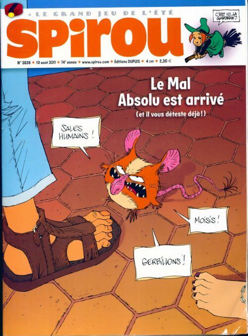 Spirou n°3826 : Le Mal Absolu est arrivé - Collectif - Livre