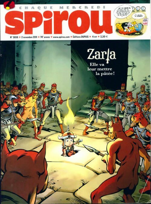 Spirou n°3838 : Zarla, elle va leur mettre la pâtée ! - Collectif - Livre