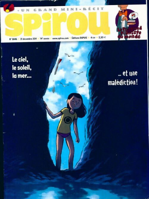 Spirou n°3845 : Le ciel, le soleil, la mer... - Collectif - Livre