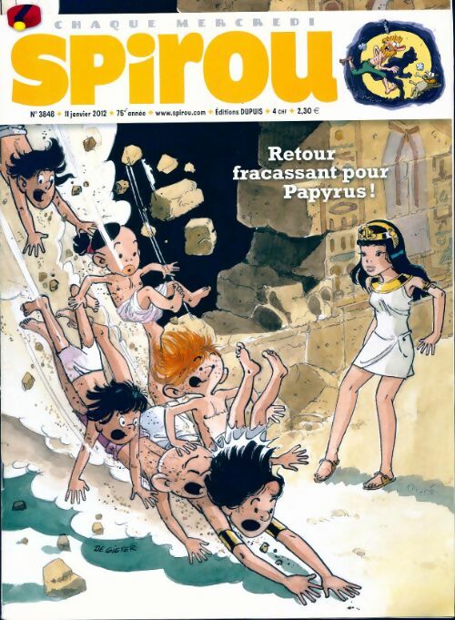Spirou n°3848 : Retour fracassant pour Papyrus ! - Collectif - Livre