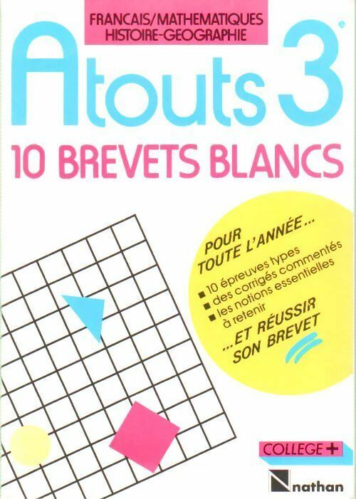 3e 10 brevets blancs - Collectif - Livre