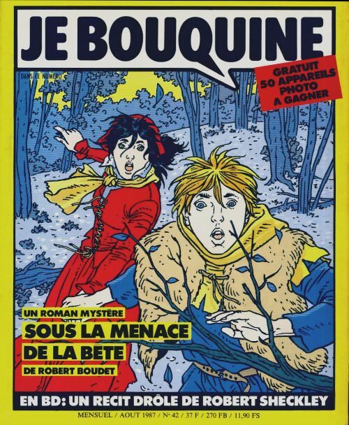 Je bouquine n°42 : Sous la menace de la bête de Robert Boudet - Collectif - Livre