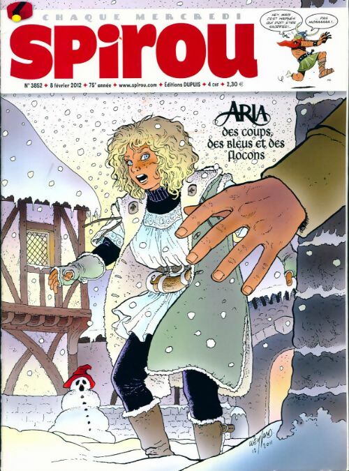 Spirou n°3852 : Aria des coups, des bleus et des flocons - Collectif - Livre