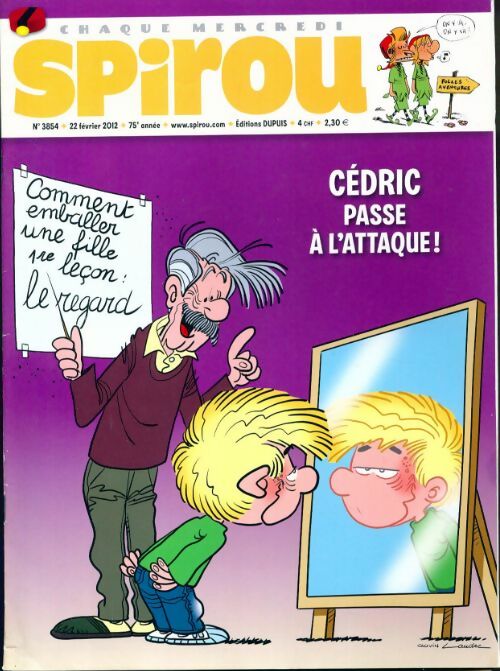 Spirou n°3854 : Cédric passe à l'attaque ! - Collectif - Livre