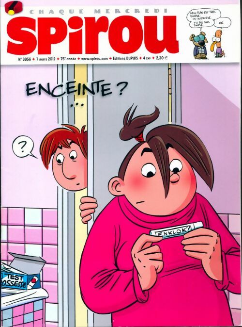 Spirou n°3856 : Enceinte ? - Collectif - Livre