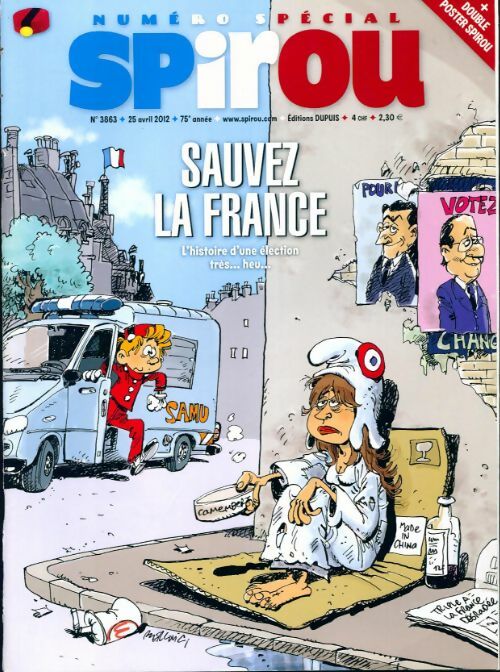 Spirou n°3863 : Sauvez a France - Collectif - Livre