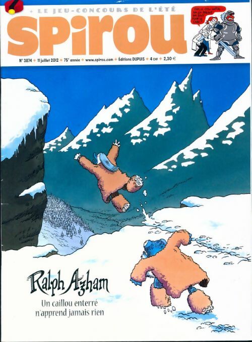 Spirou n°3874 : Ralph Azham, un caillou enterré n'apprend jamais rien - Collectif - Livre
