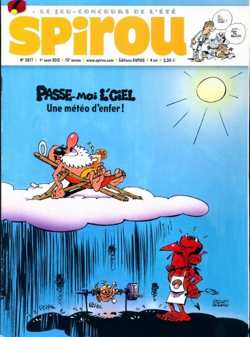 Spirou n°3877 : Passe-moi l'ciel - Collectif - Livre